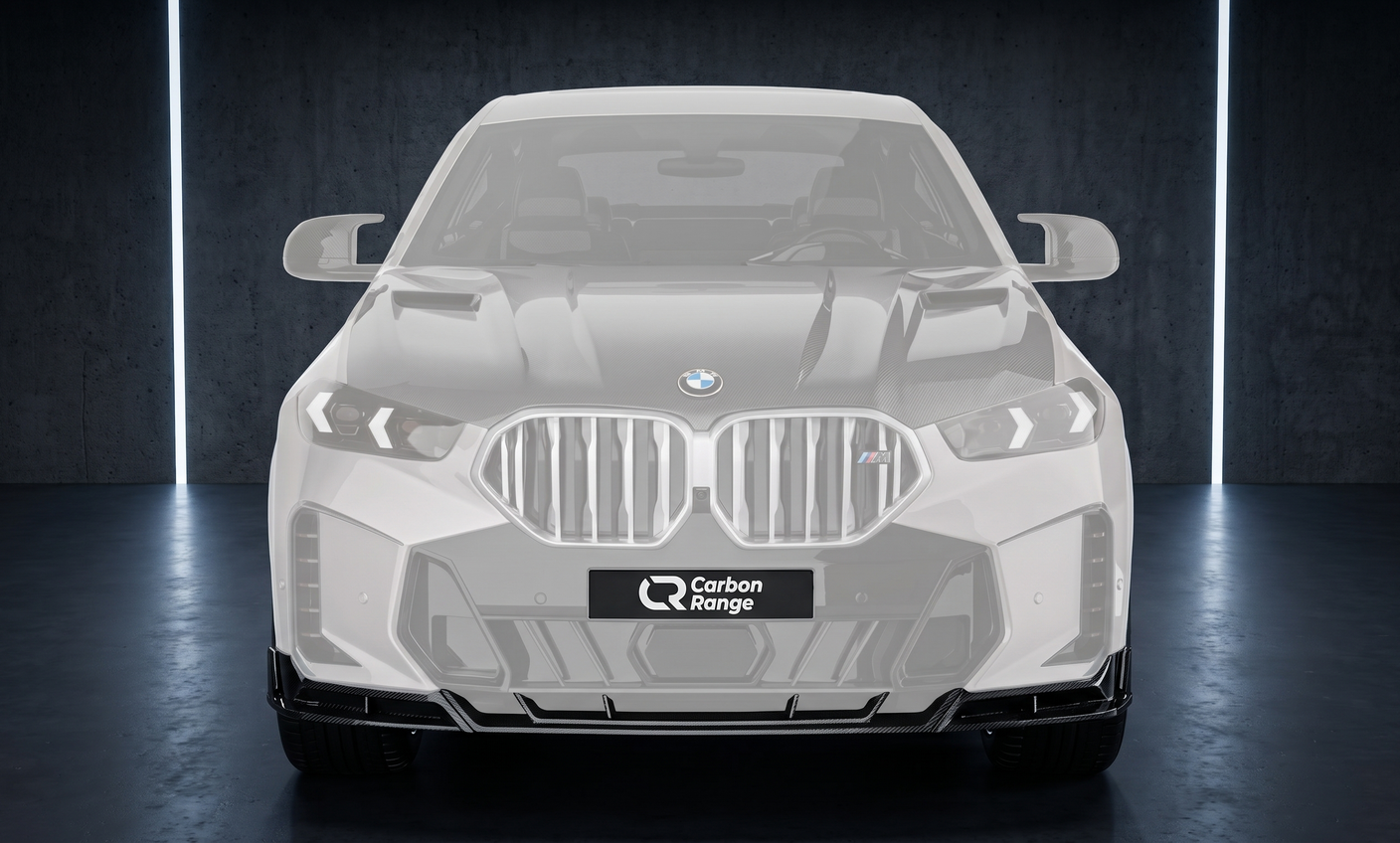 Carbon Frontlippe passend für BMW X6 G06 (ab 2023) – Einzelteil