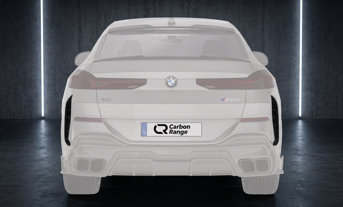 Carbon Rear Canards passend für BMW X6 G06 (ab 2023) – Einzelteil