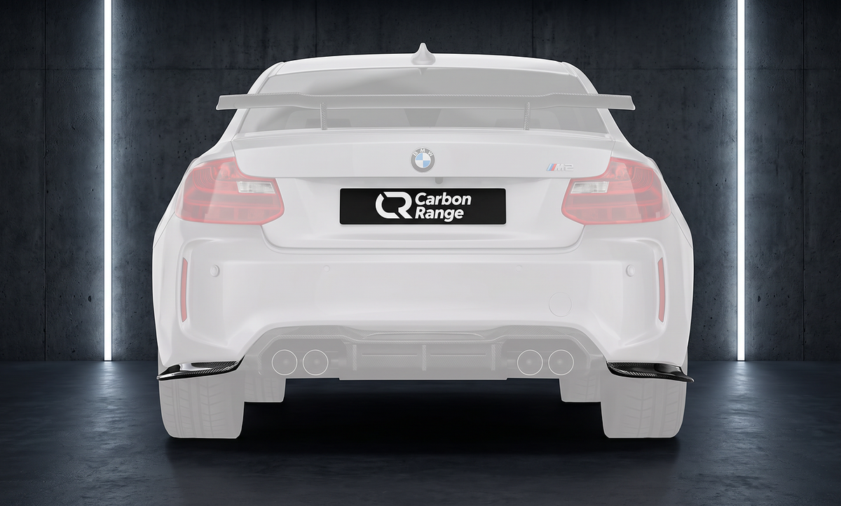 Carbon Heck-Seitensplitter passend für BMW M2 F87 (2016–2020) – Einzelteil