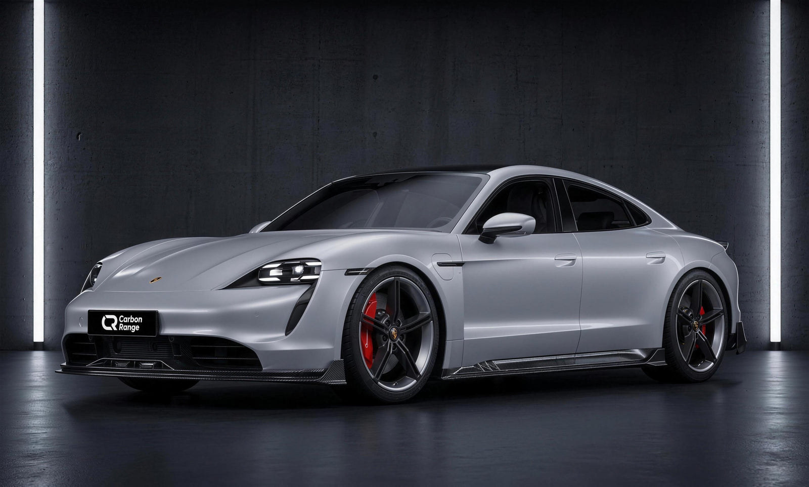 Carbon Aero Kit passend für Porsche Taycan (2019–2024) – Prepreg Vollcarbon mit Carbon-Kit