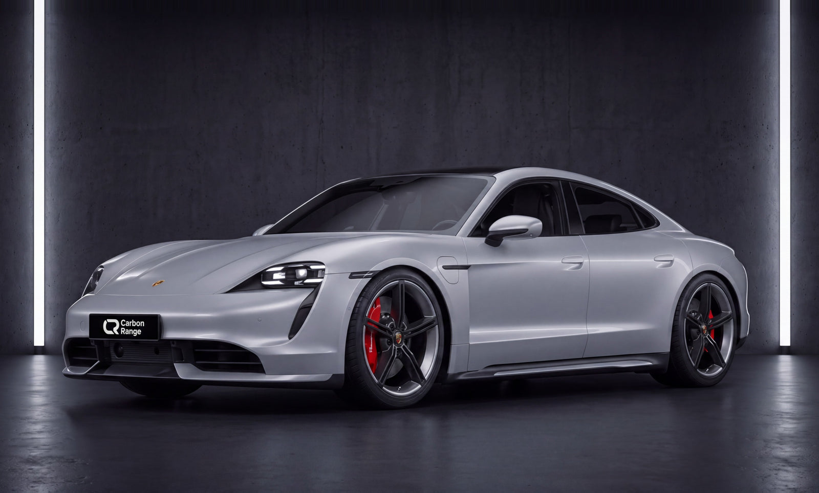 Carbon Aero Kit passend für Porsche Taycan (2019–2024) – Prepreg Vollcarbon in Serie
