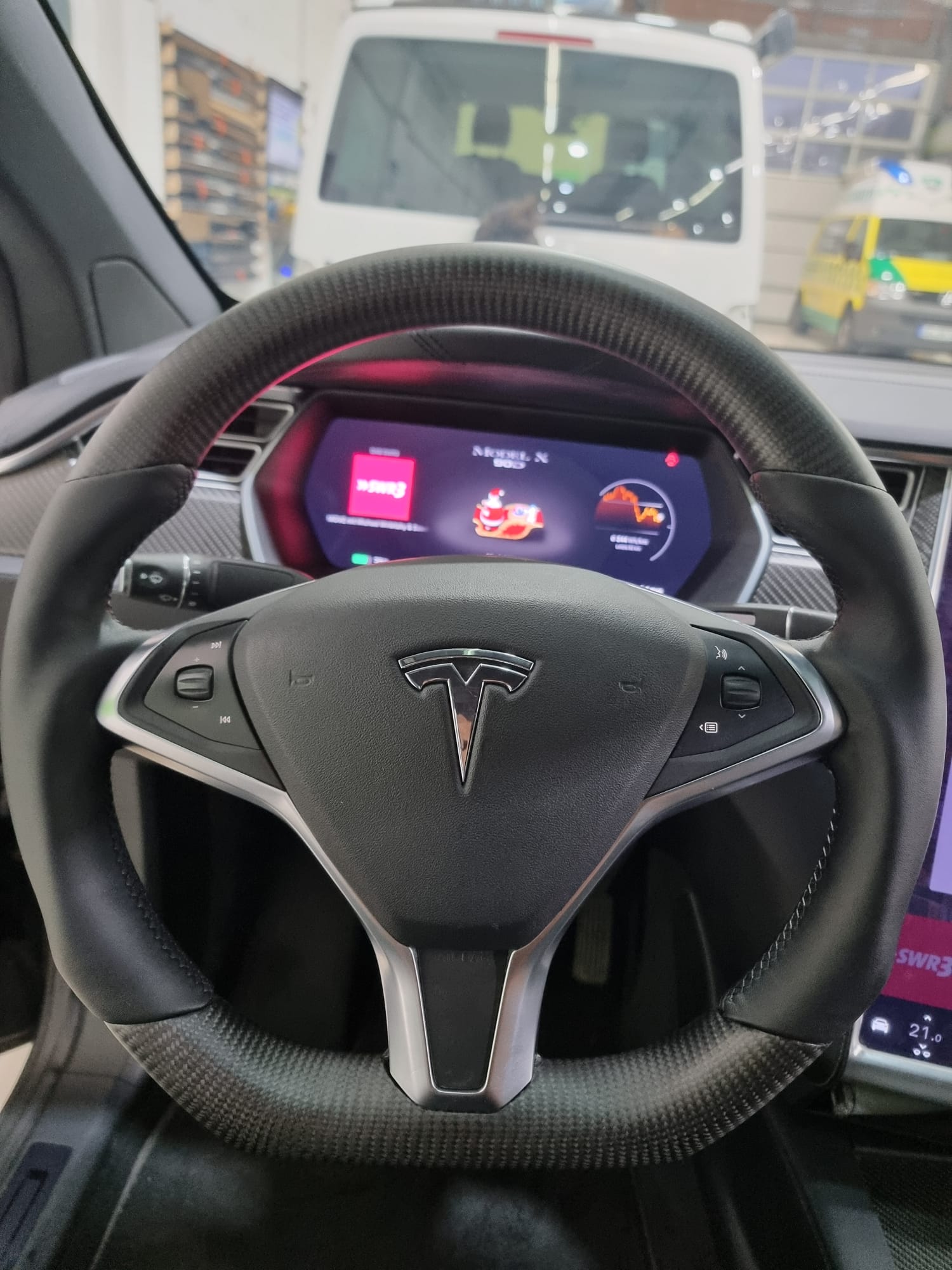 Carbon Racing Lenkrad für Tesla Model S/X