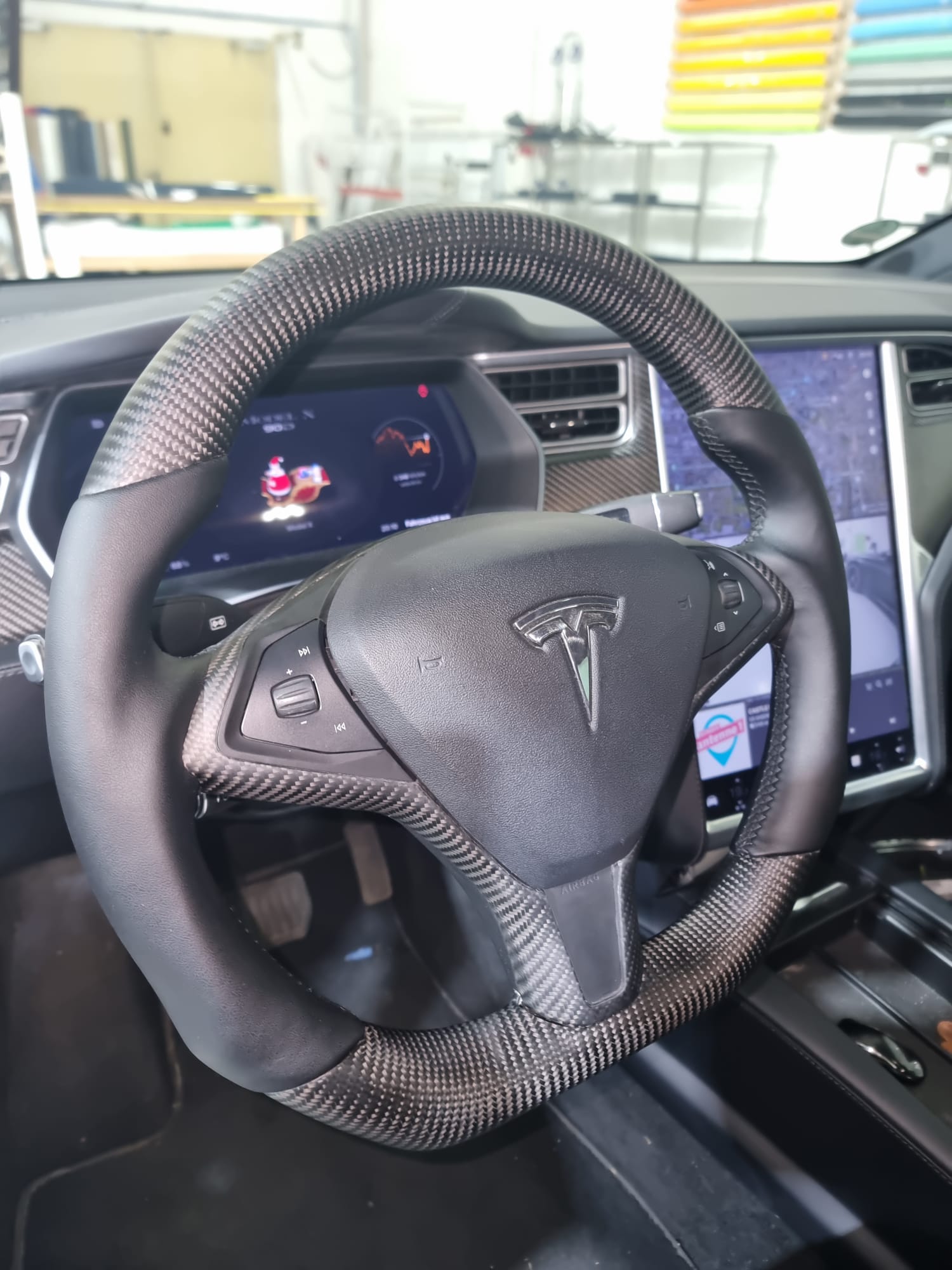 Carbon Racing Lenkrad für Tesla Model S/X