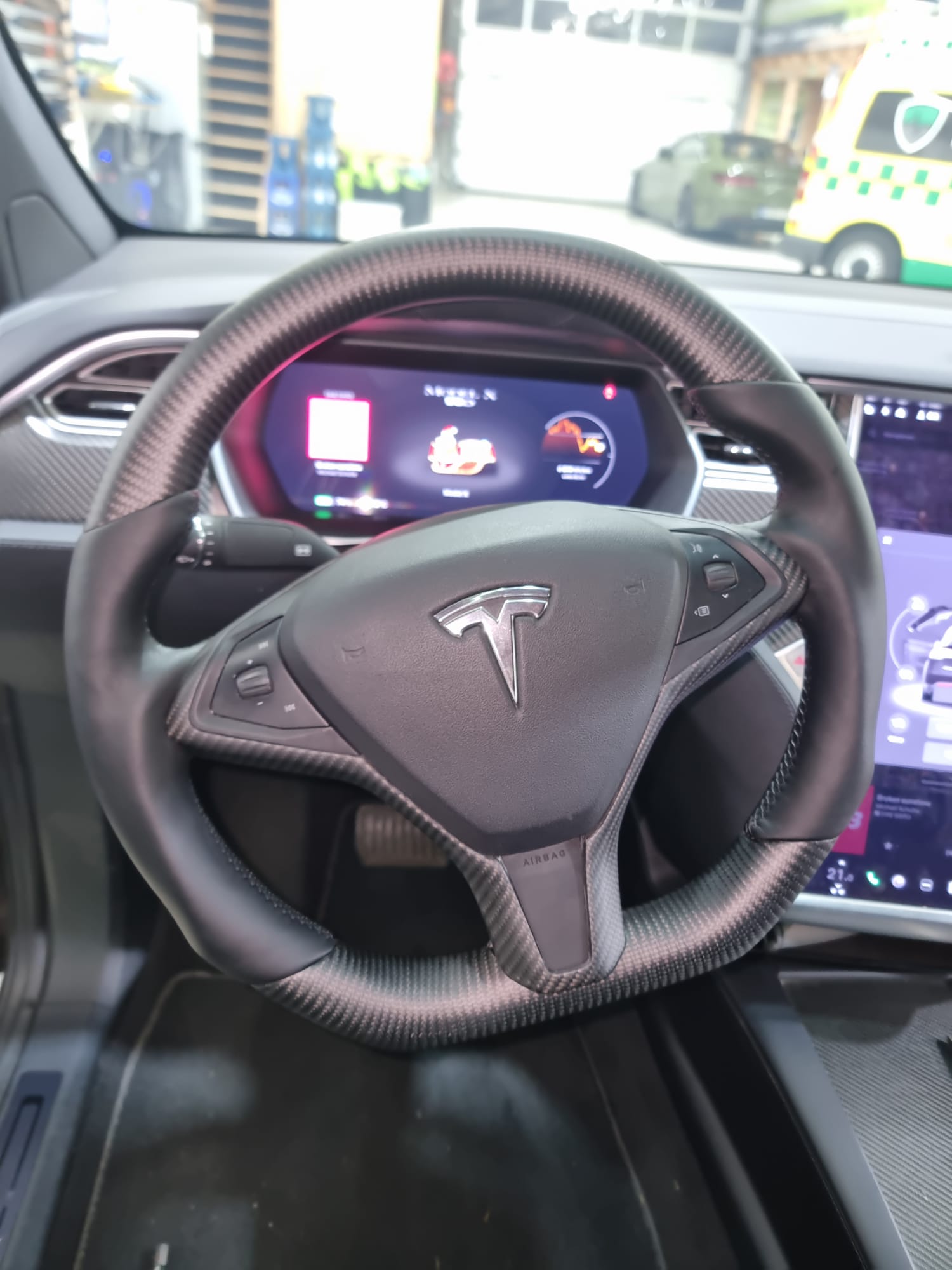 Carbon Racing Lenkrad für Tesla Model S/X