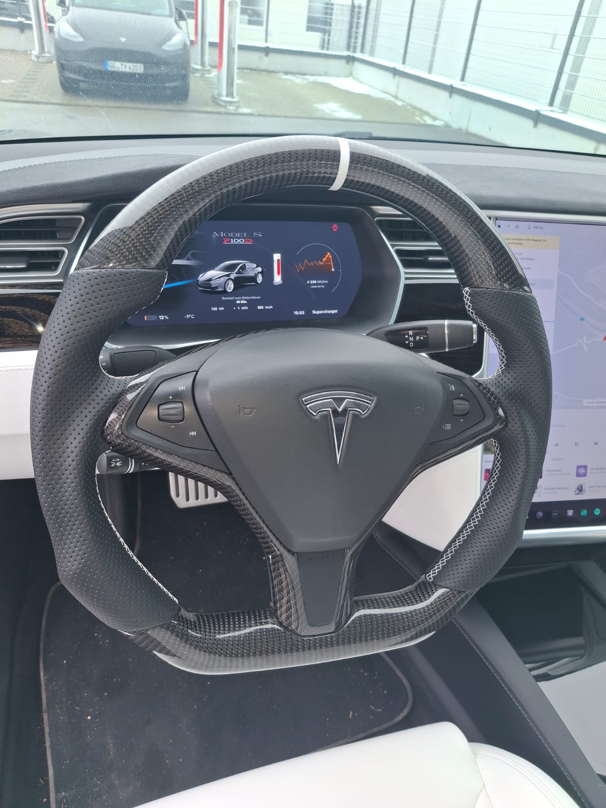 Carbon Racing Lenkrad für Tesla Model S/X