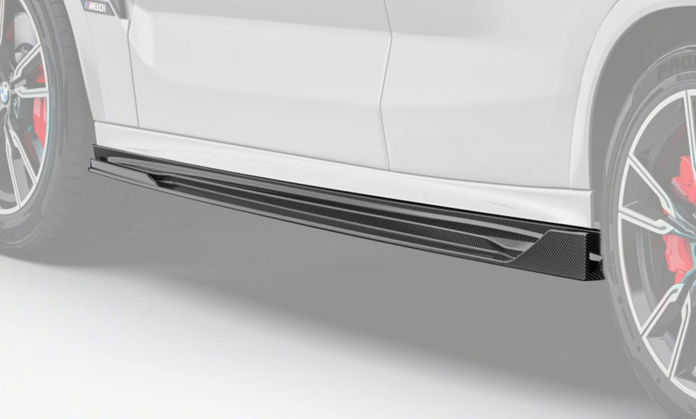 Carbon Seitenschweller passend für BMW X6 G06 (ab 2023) – Einzelteil
