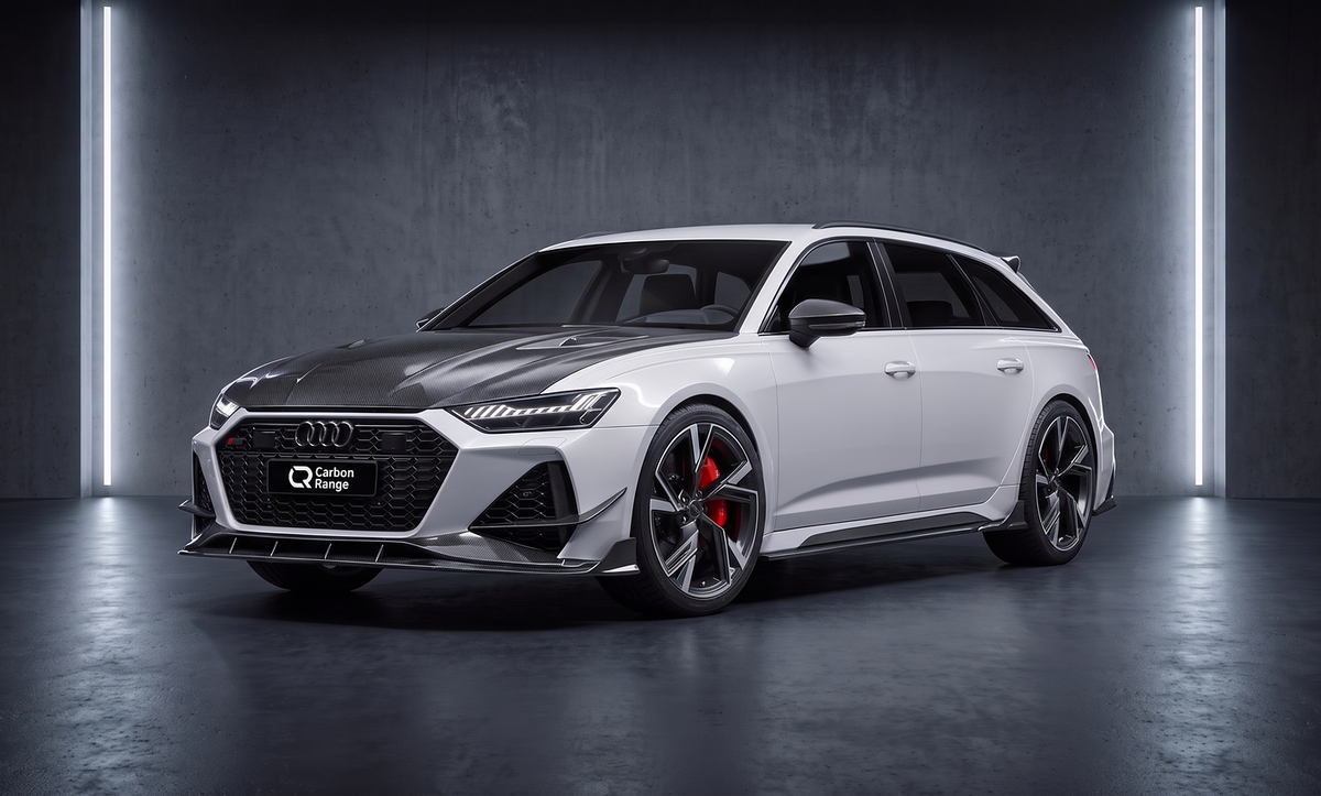 Carbon Aero Kit (Komplett Kit) passend für den Audi RS6 C8 – Mattcarbon #matt