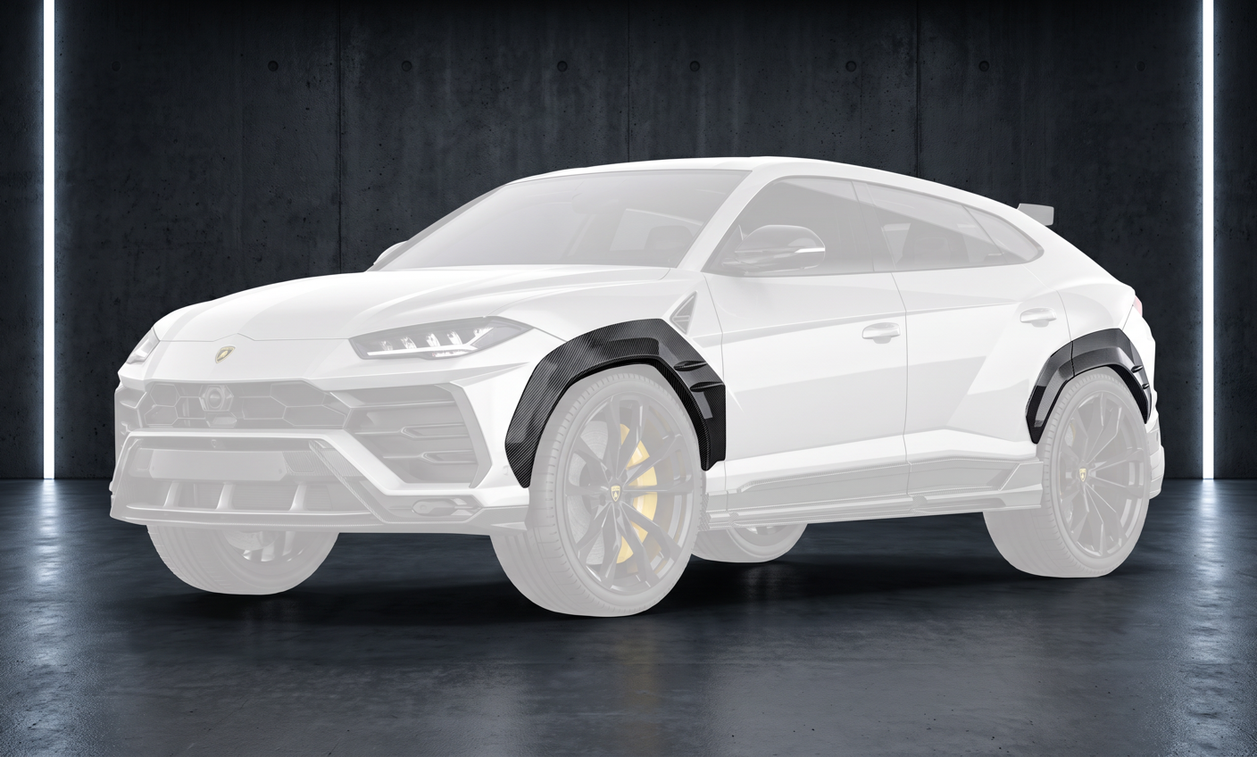 Carbon Kotflügelverbreiterung passend für Lamborghini Urus (ab 2023) – Einzelteil