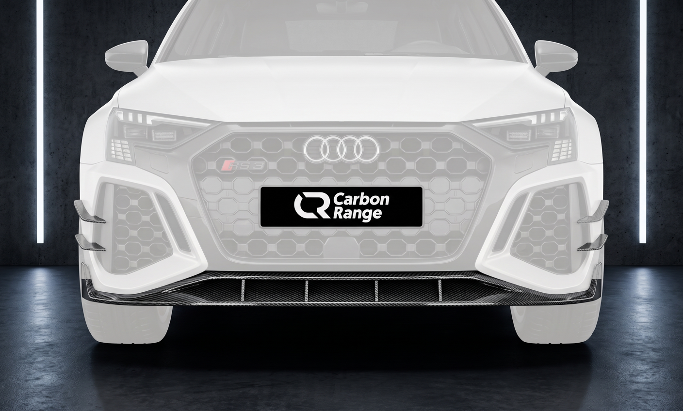 Carbon Frontlippe Ver.2 passend für Audi RS3 8Y (2021–2024) – Einzelteil