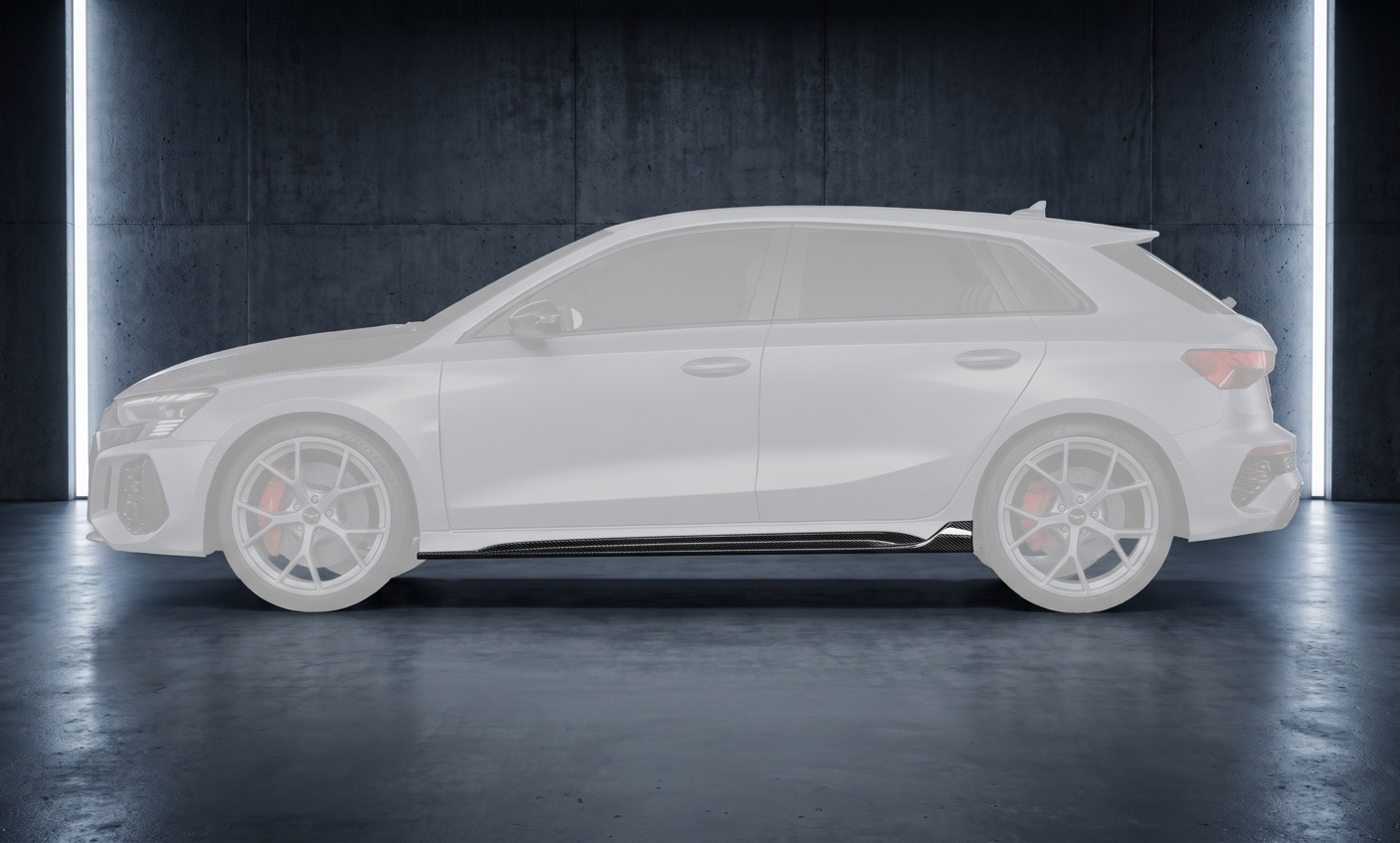 Carbon Seitenschweller Ver.2 passend für Audi RS3 8Y (ab 2021) – Einzelteil