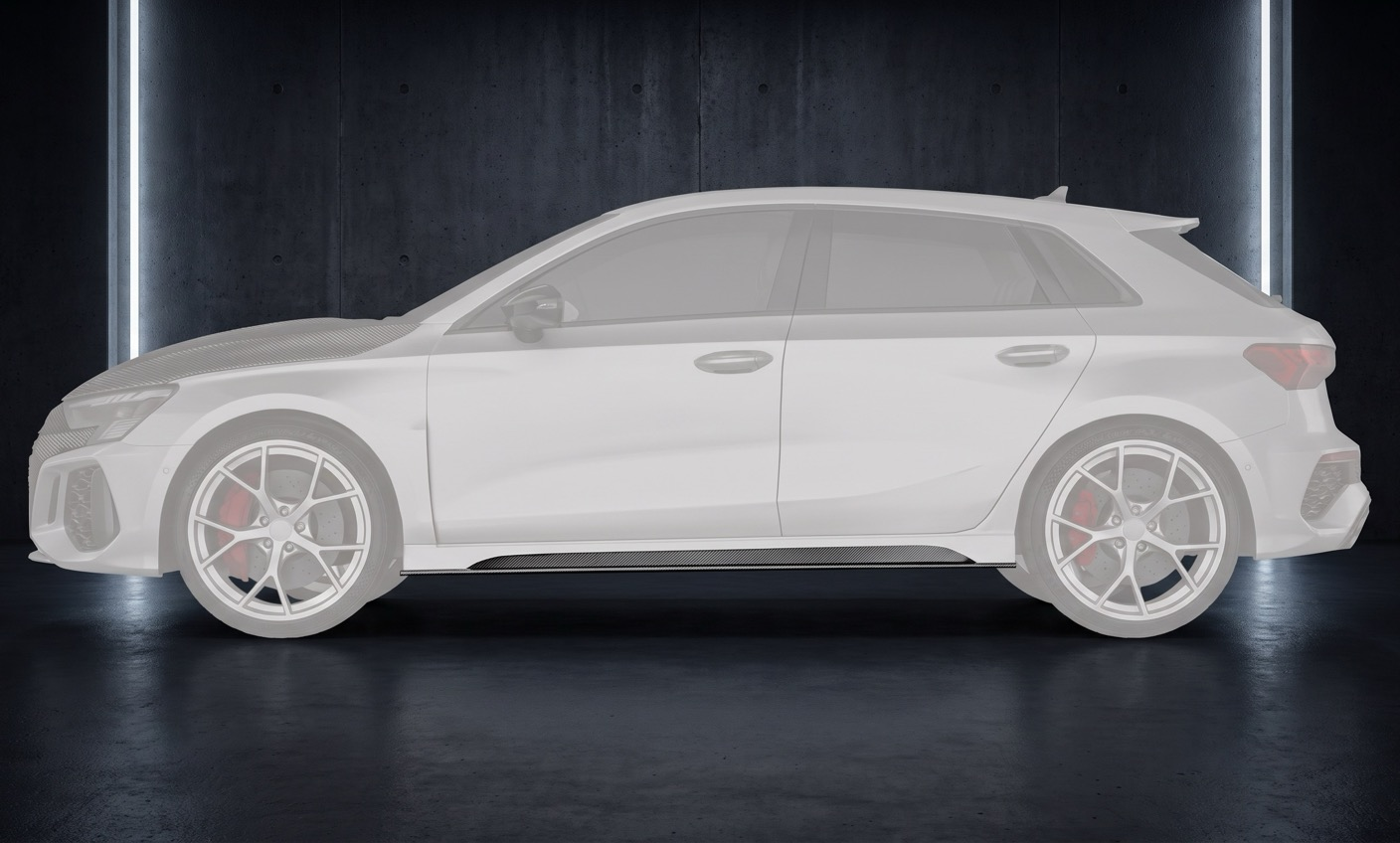 Carbon Seitenschweller Ver.1 passend für Audi RS3 8Y (ab 2021) – Einzelteil