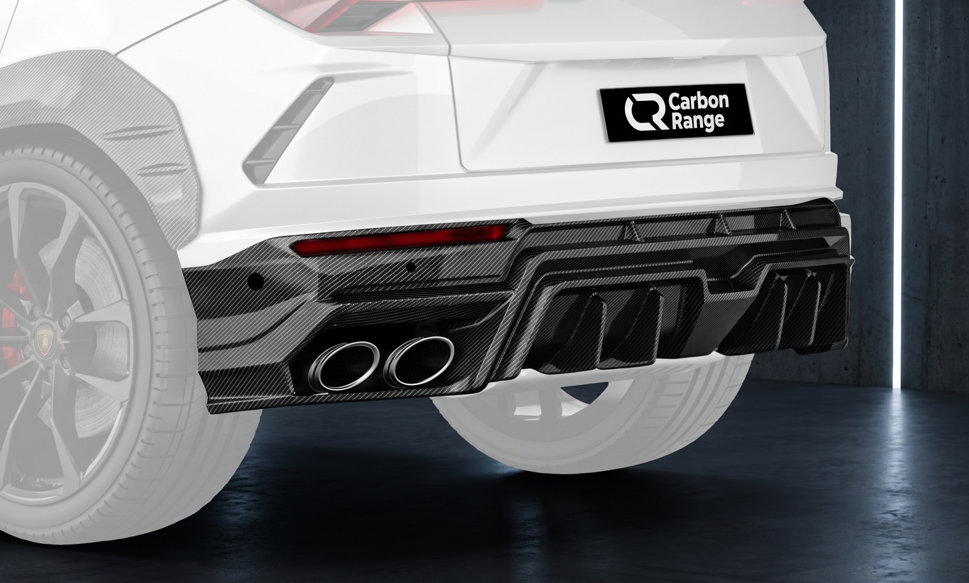 Carbon Heckdiffusor passend für Lamborghini Urus (ab 2023) – Einzelteil