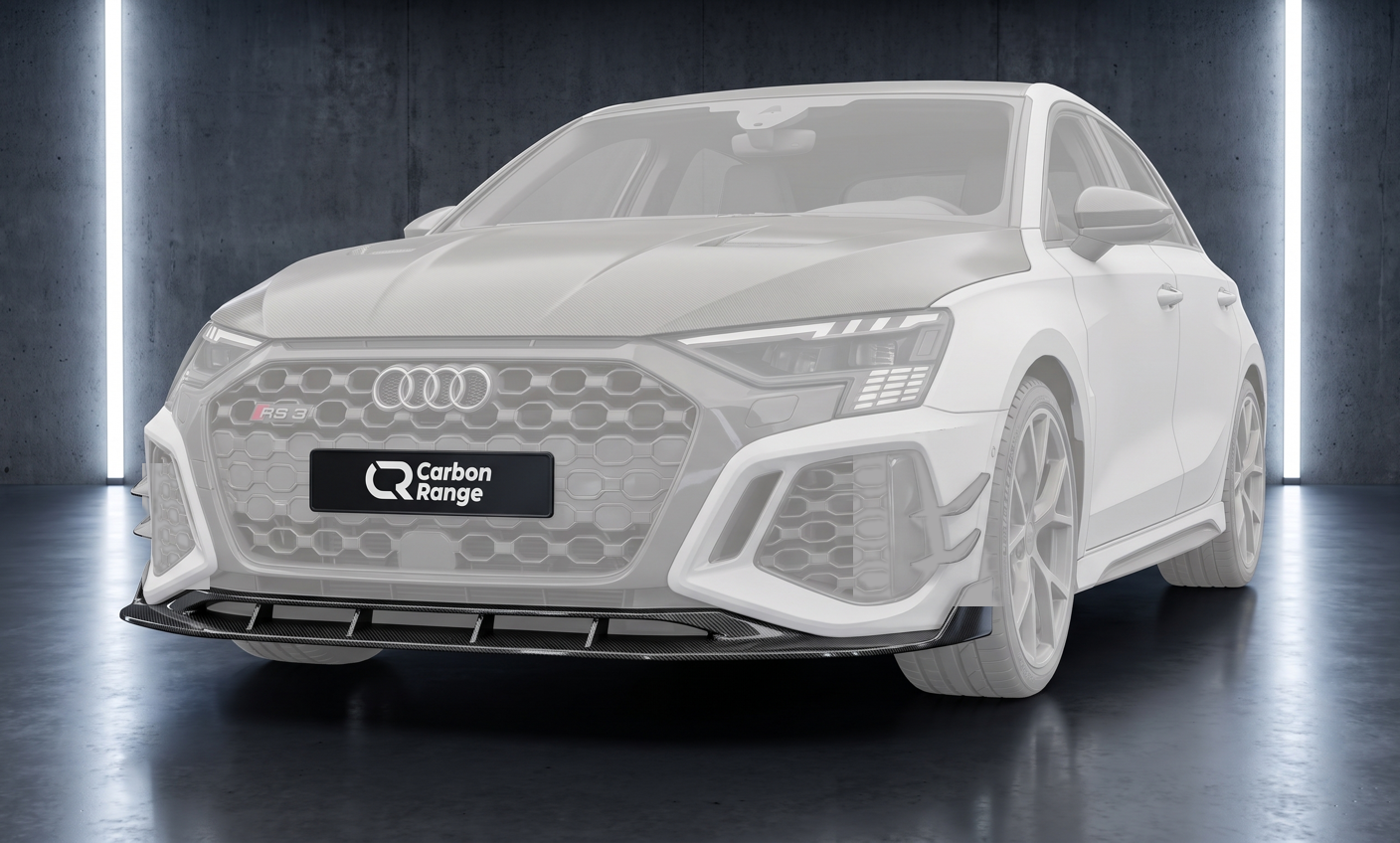 Carbon Frontlippe Ver.2 passend für Audi RS3 8Y (2021–2024) – Einzelteil