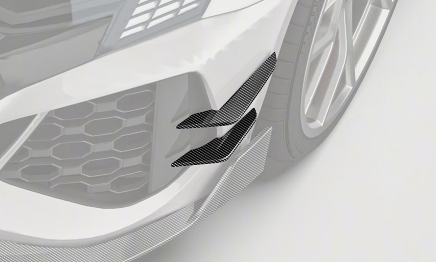 Carbon Front Canards passend für Audi RS3 8Y (2021–2024) – Einzelteil