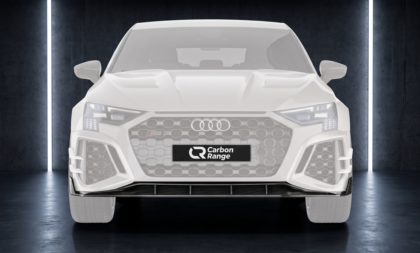 Carbon Frontlippe Ver.2 passend für Audi RS3 8Y (2021–2024) – Einzelteil