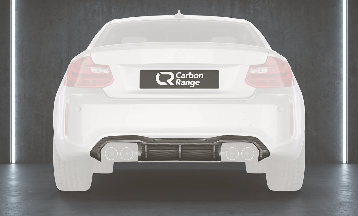 Carbon Heckdiffusor passend für BMW M2 F87 (2016–2020) – Einzelteil