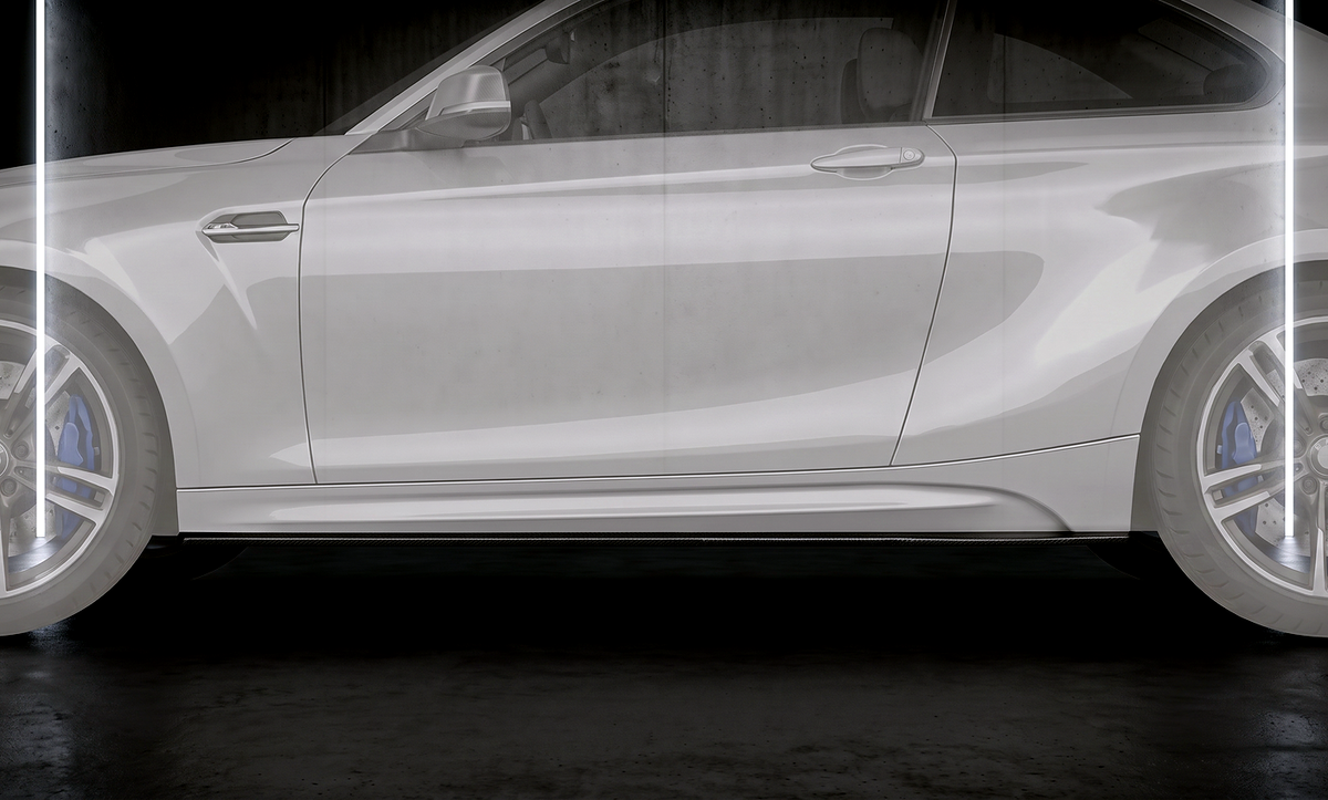 Carbon Seitenschweller passend für BMW M2 F87 (2016–2020) – Einzelteil