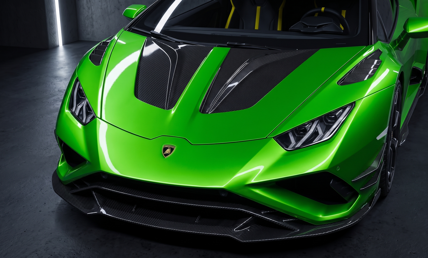 Carbon Aero Kit passend für Lamborghini Huracán EVO – Prepreg Vollcarbon