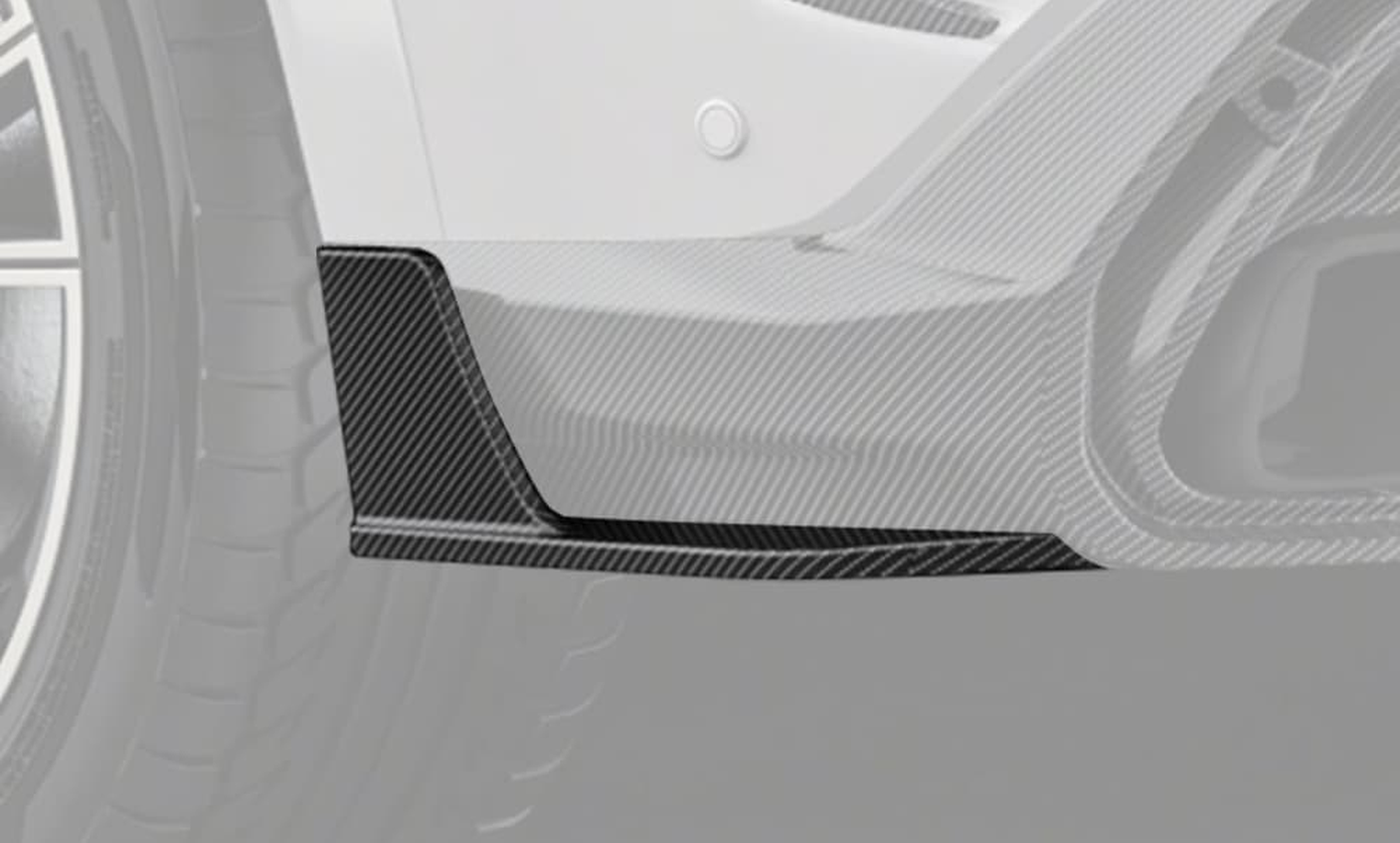 Carbon Rear Side Splitters passend für BMW X6 G06 (ab 2023) – Einzelteil