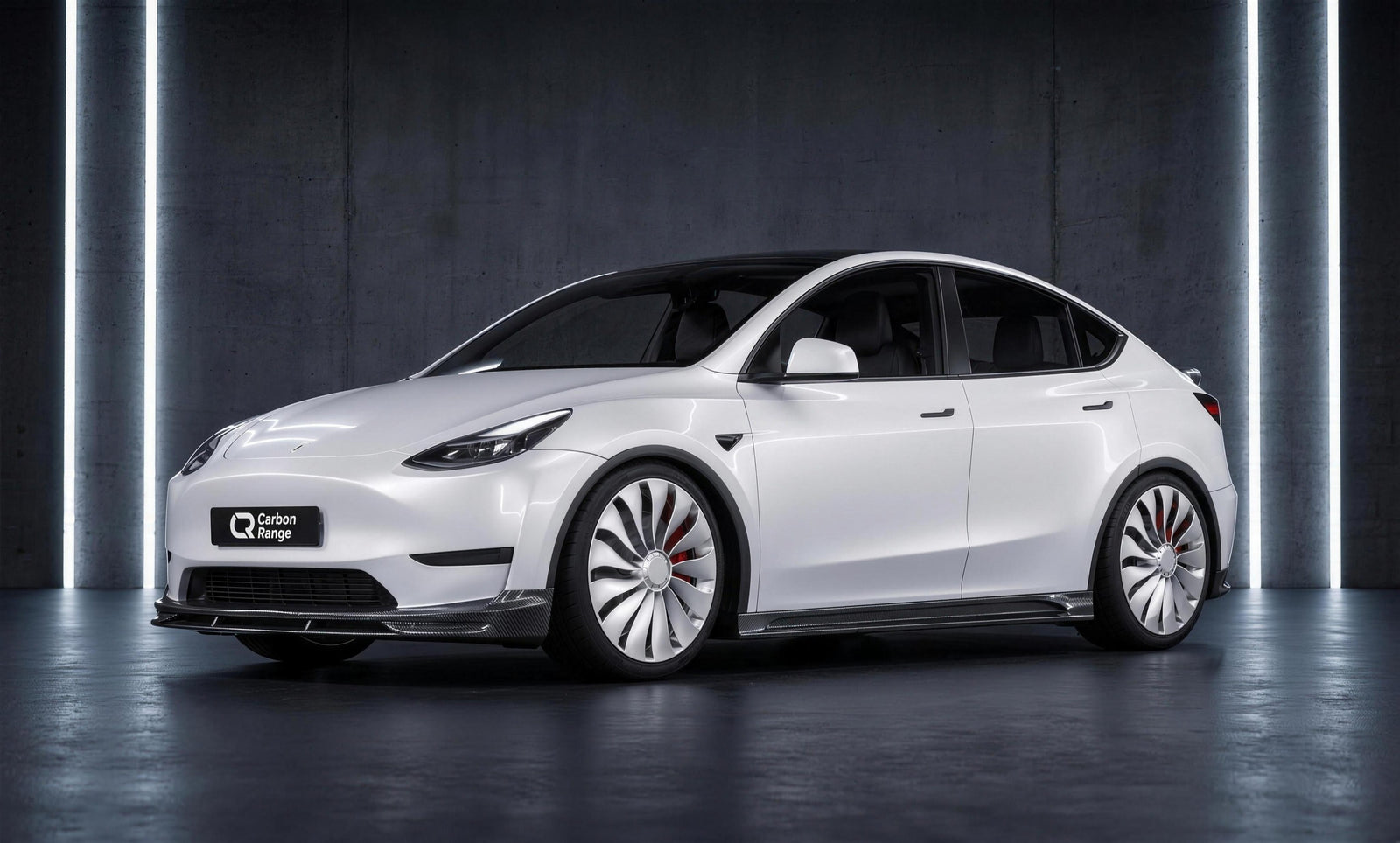 Carbon Aero Kit passend für Tesla Model Y (2020–2024) – Prepreg Vollcarbon mit Carbon-Kit