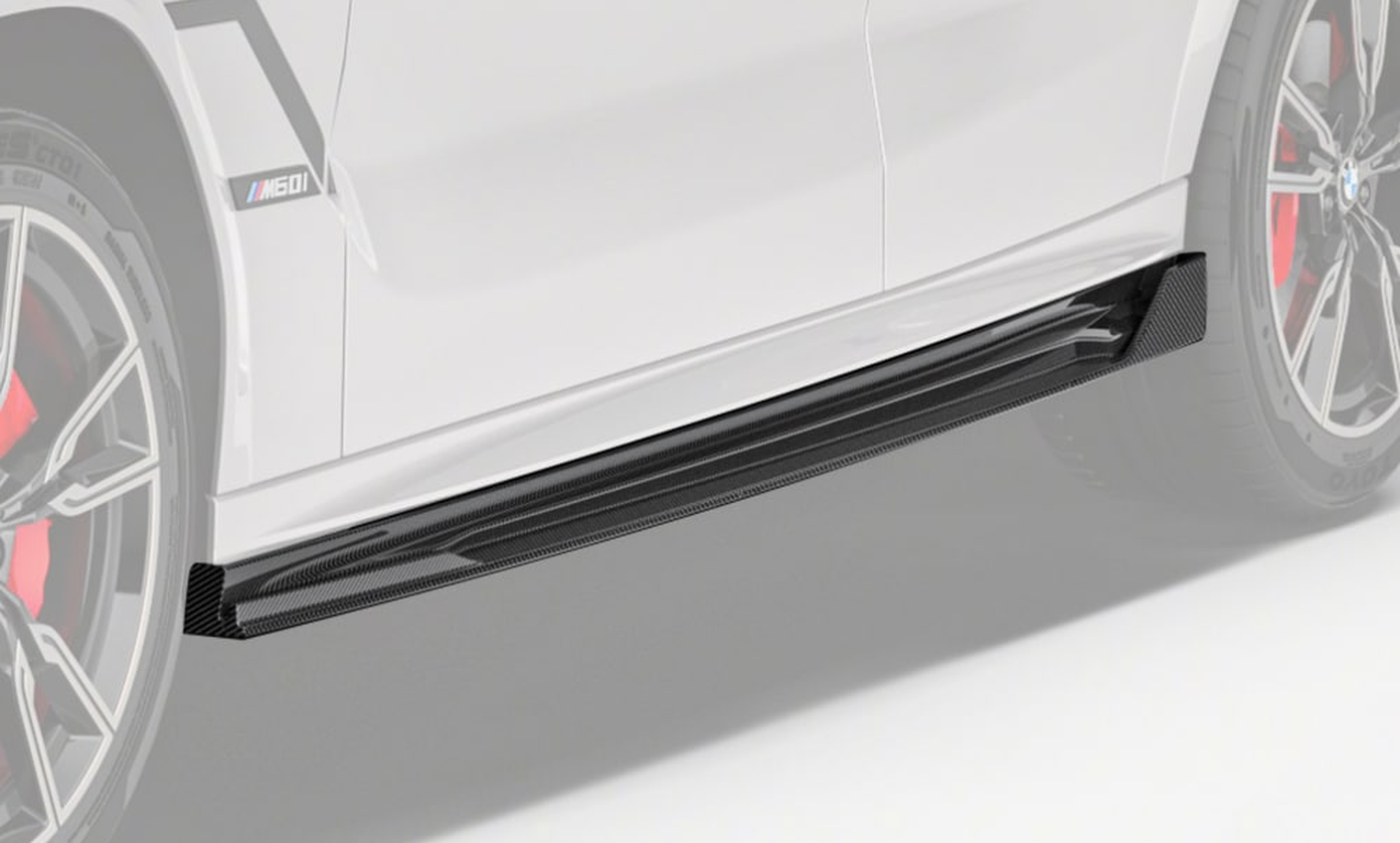 Carbon Seitenschweller passend für BMW X6 G06 (ab 2023) – Einzelteil