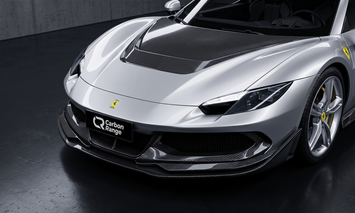 Carbon Aero Kit passend für Ferrari 296 GTB/GTS – Prepreg Vollcarbon