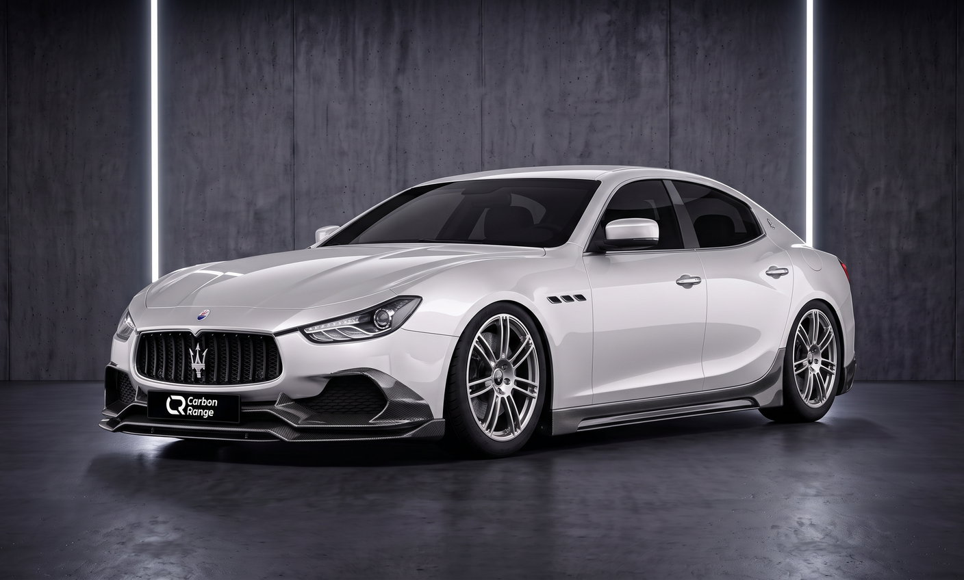 Carbon Aero Kit passend für Maserati Ghibli (2014–2017) – Vollcarbon