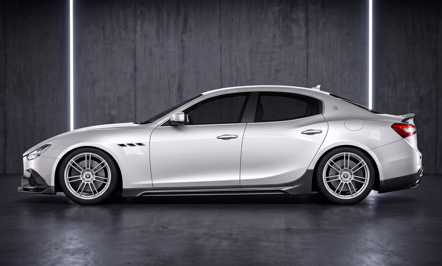 Carbon Aero Kit passend für Maserati Ghibli (2014–2017) – Vollcarbon