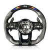 Matt Carbon Performance Lenkrad mit LED-RPM-Anzeige und Carbon Schaltwippen W205 Mopf