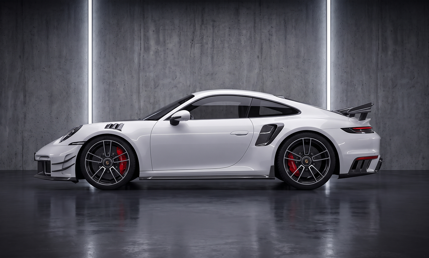 Carbon Aero Kit passend für Porsche 911 992 Turbo S – Prepreg Vollcarbon