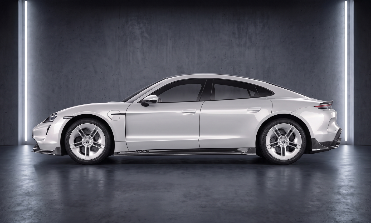 Carbon Aero Kit passend für Porsche Taycan (2025+) – Prepreg Vollcarbon