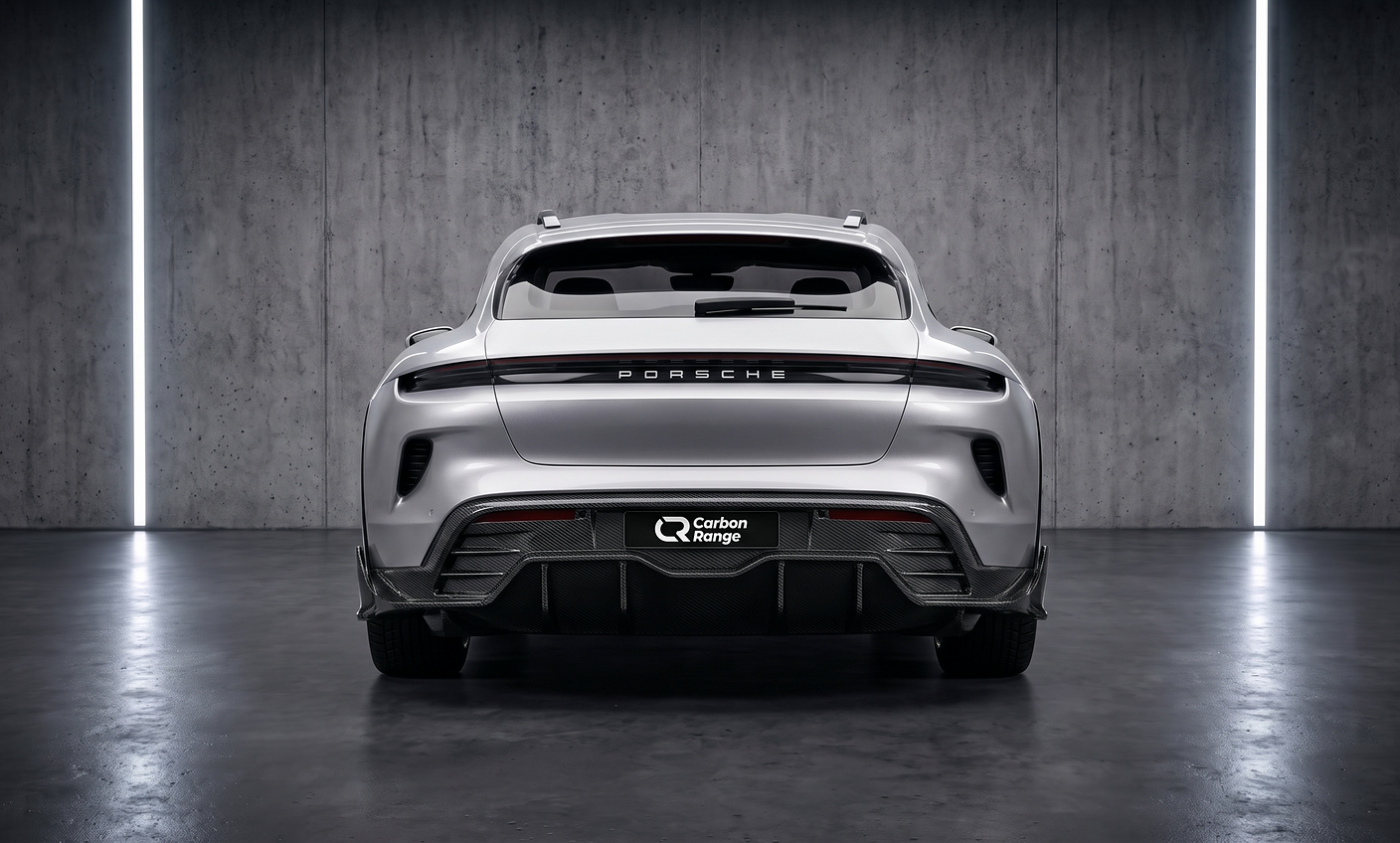 Carbon Aero Kit passend für Porsche Taycan Cross Turismo (J1) – Prepreg Vollcarbon