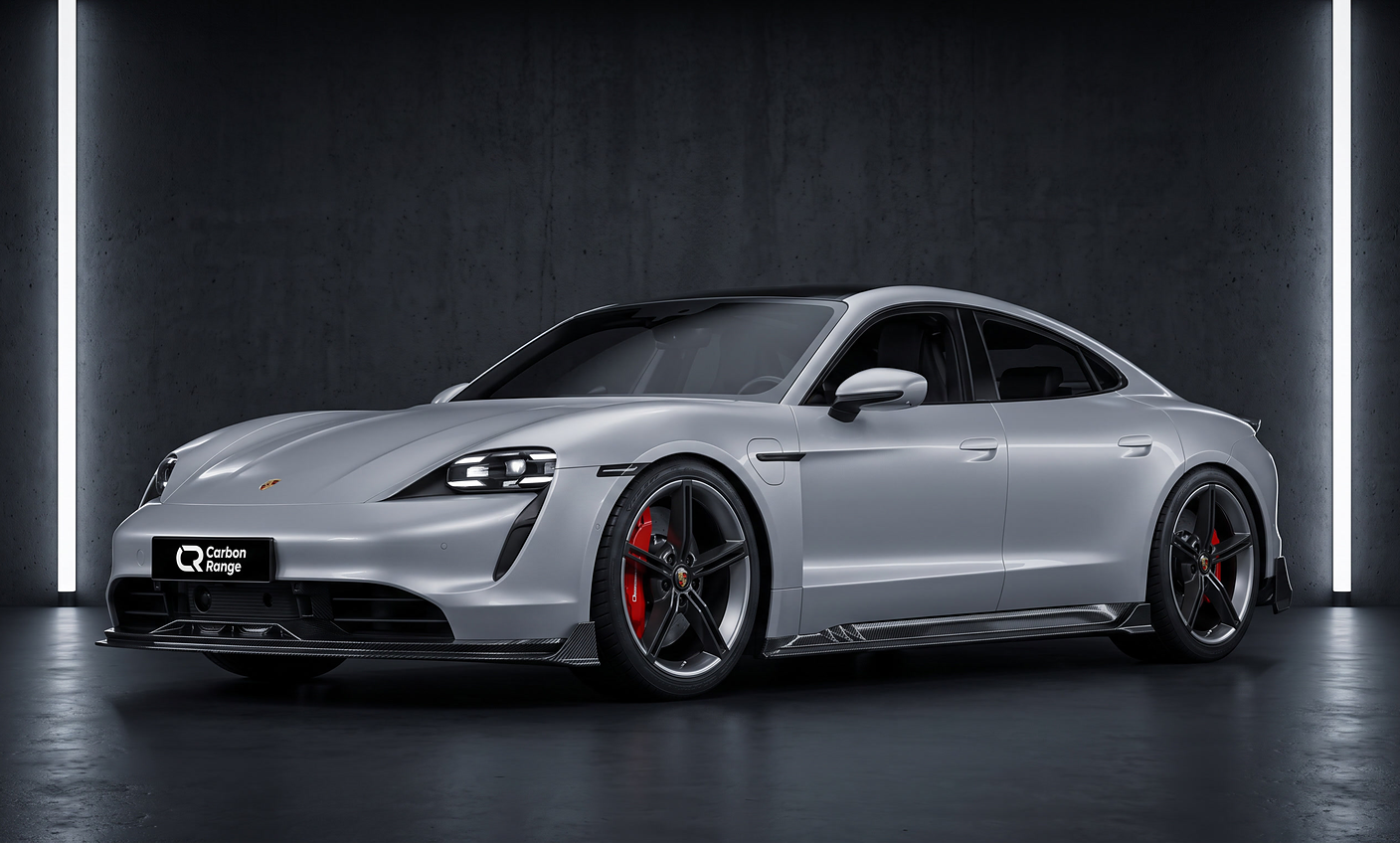 Carbon Aero Kit passend für Porsche Taycan (2019–2024) – Prepreg Vollcarbon
