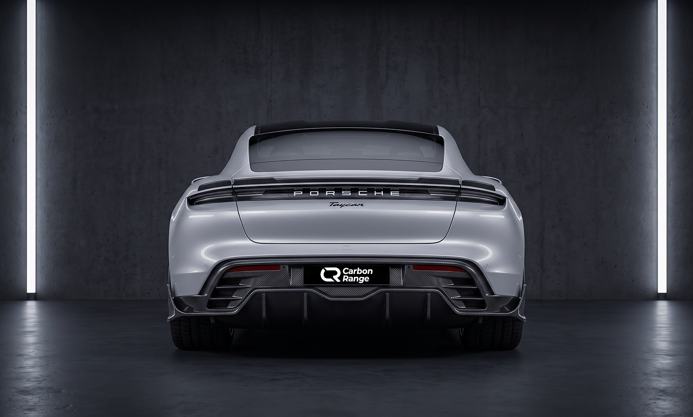 Carbon Aero Kit passend für Porsche Taycan (2019–2024) – Prepreg Vollcarbon