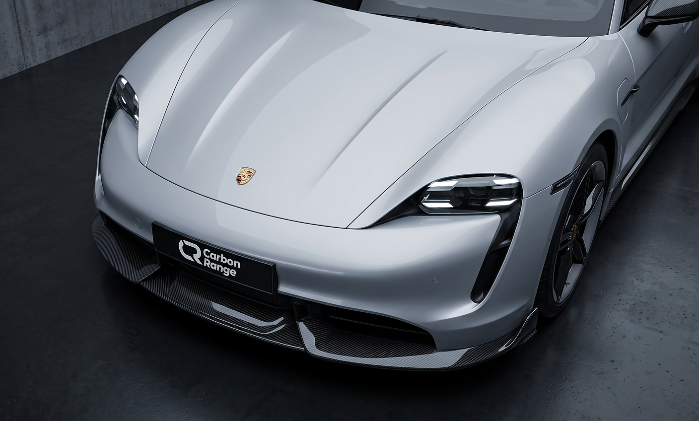 Carbon Aero Kit passend für Porsche Taycan (2019–2024) – Prepreg Vollcarbon