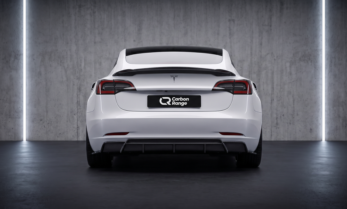 Carbon Aero Kit passend für Tesla Model 3 (2017–2023) – Prepreg Vollcarbon