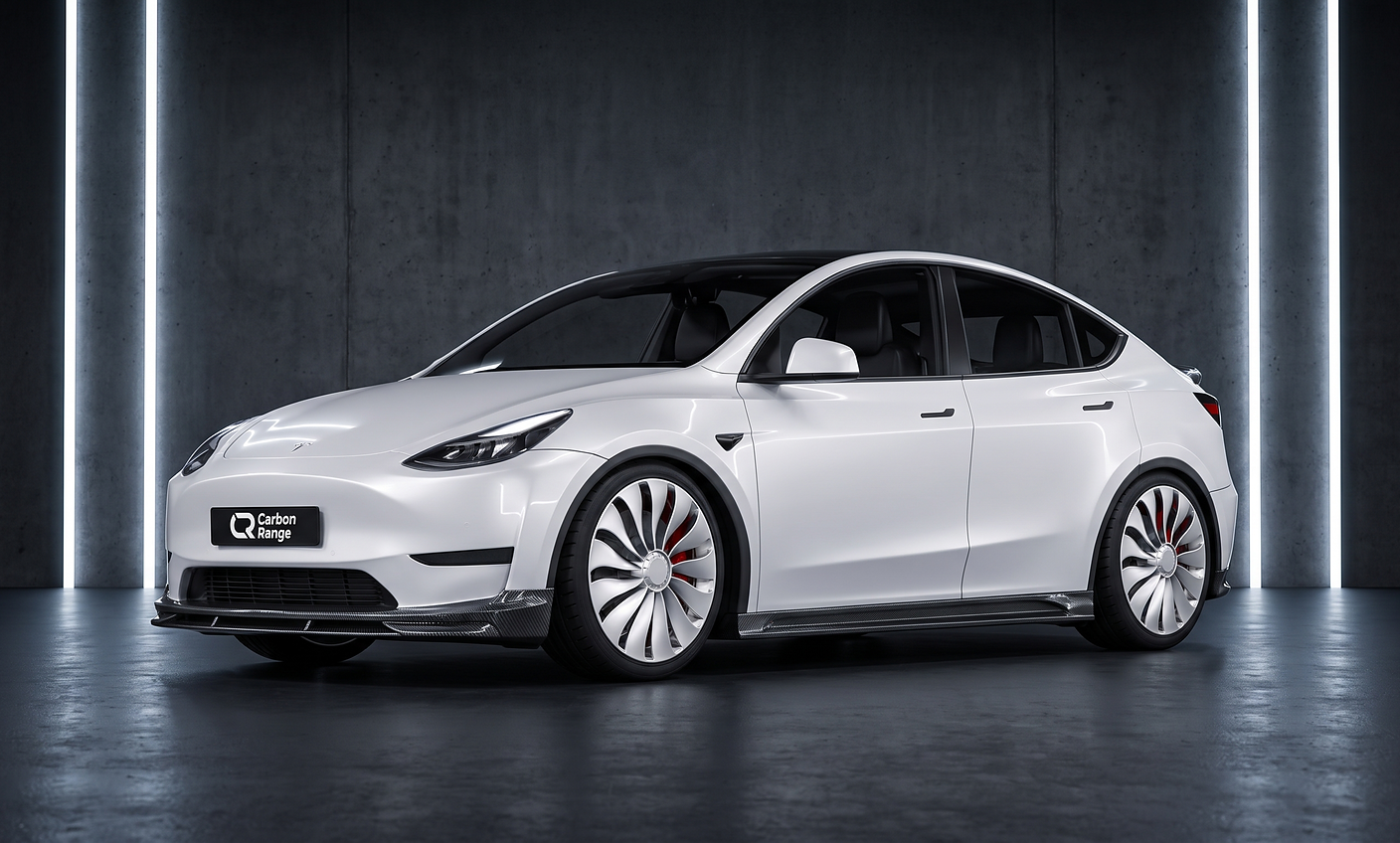 Carbon Aero Kit passend für Tesla Model Y (2020–2024) – Prepreg Vollcarbon