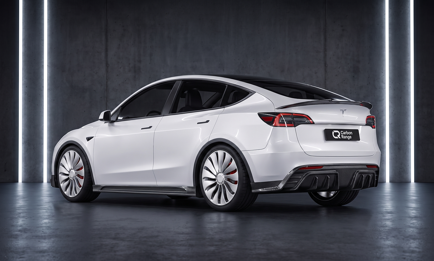 Carbon Aero Kit passend für Tesla Model Y (2020–2024) – Prepreg Vollcarbon