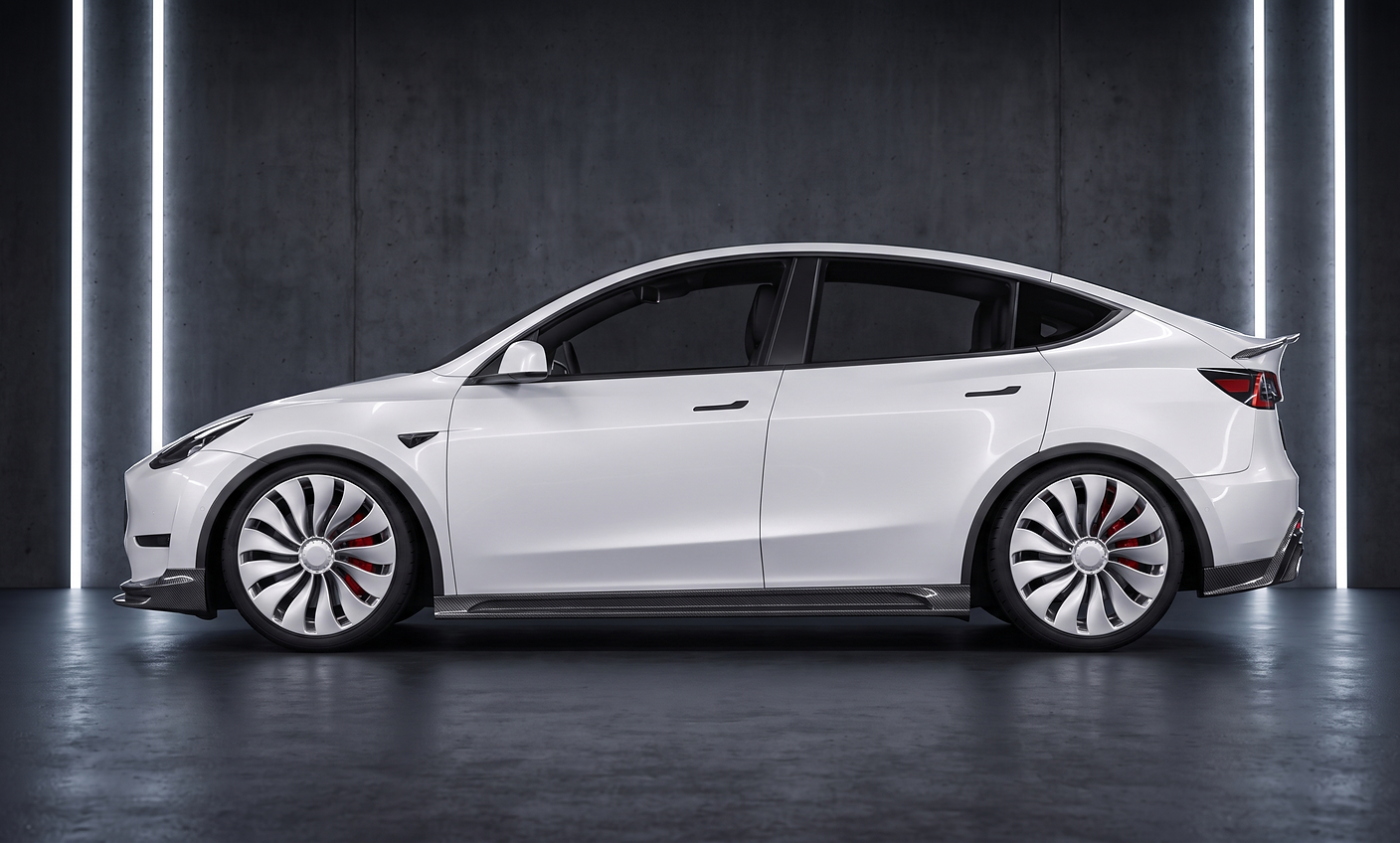 Carbon Aero Kit passend für Tesla Model Y (2020–2024) – Prepreg Vollcarbon